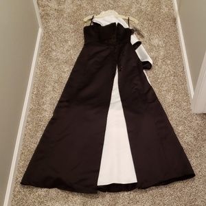 David's Bridal Strapless Dress